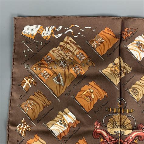 vintage hermes pocket squares|hermes pocket square size.